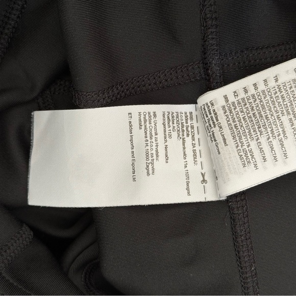 Adidas Train Essentials 3-Stripes 7/8 Tight Black White Climalite Legging‎ - Picture 9 of 12